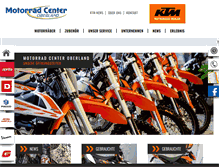 Tablet Screenshot of motorradcenter.at